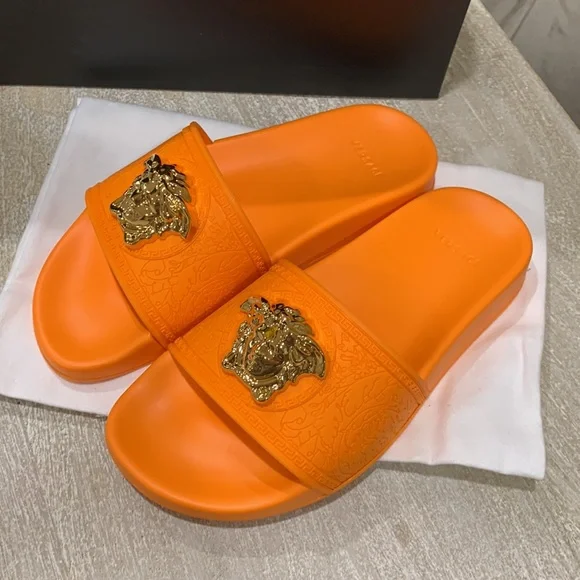 Versace Women Pool Slides - Picture 7 of 9